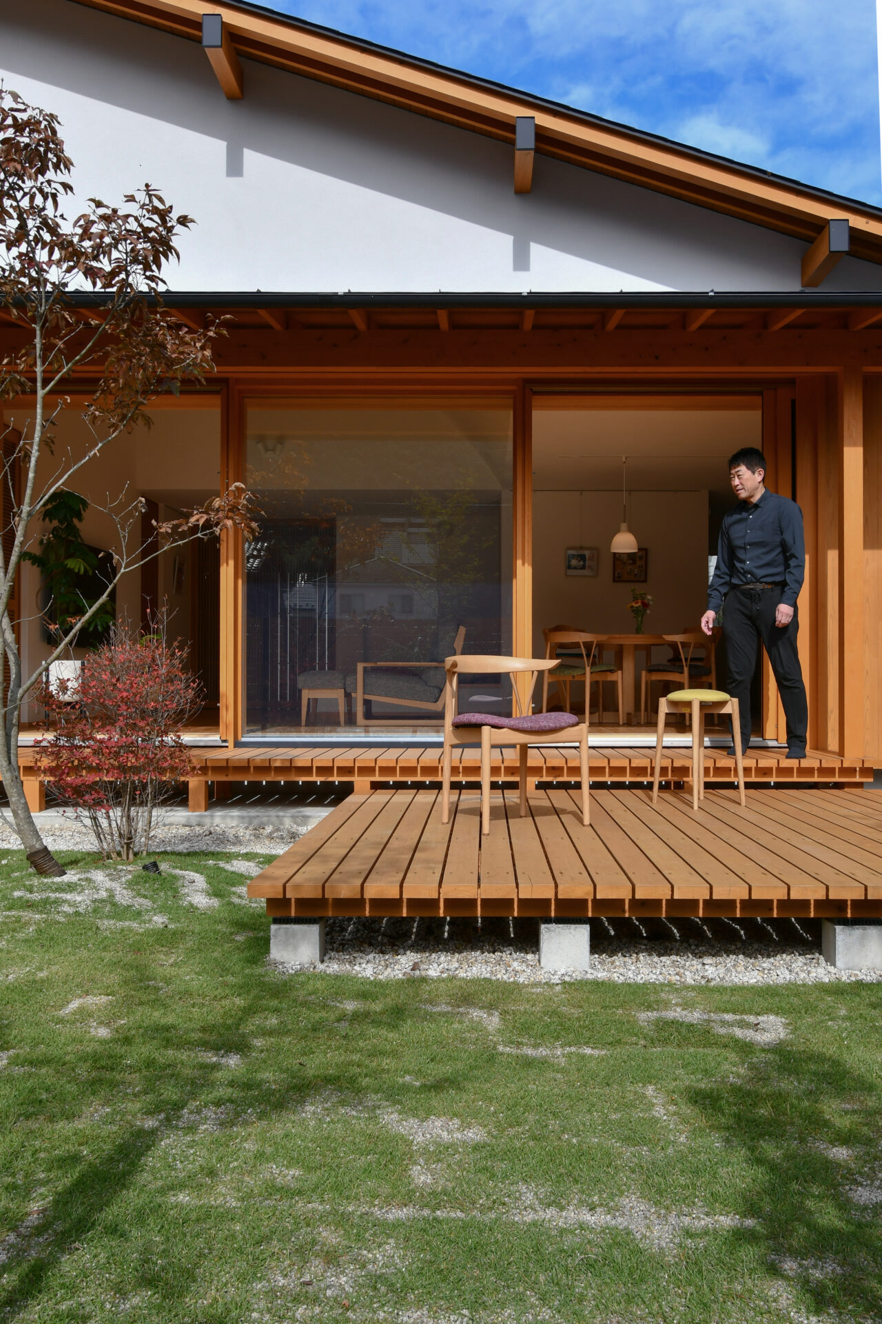 岡崎市で和モダンの平屋/サン工房・スタジオ