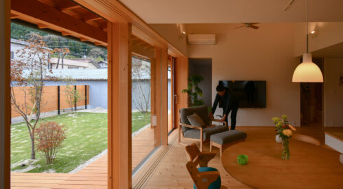 岡崎市で和モダンの平屋/サン工房・スタジオ