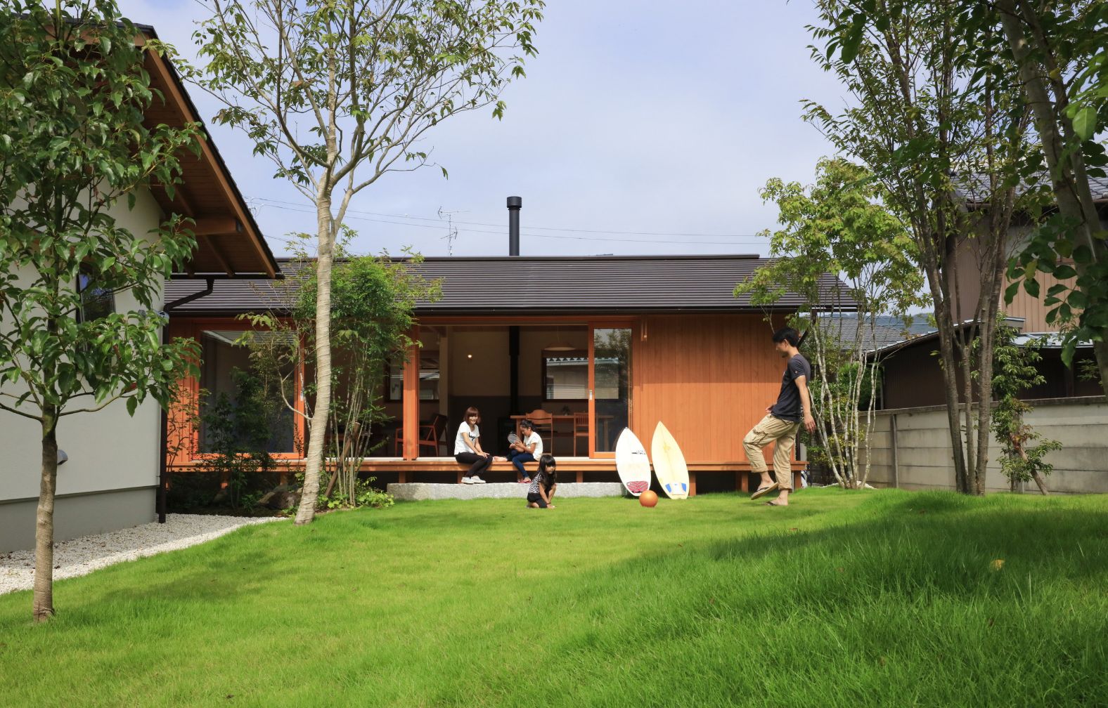 住宅 庭 イメージ写真