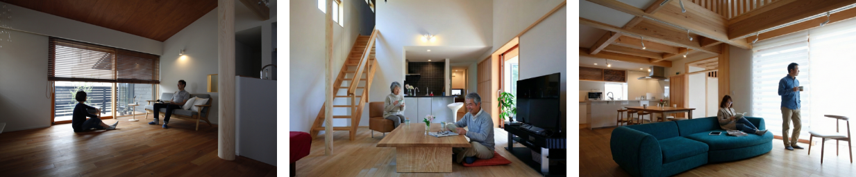 住宅で過ごす家族 イメージ写真