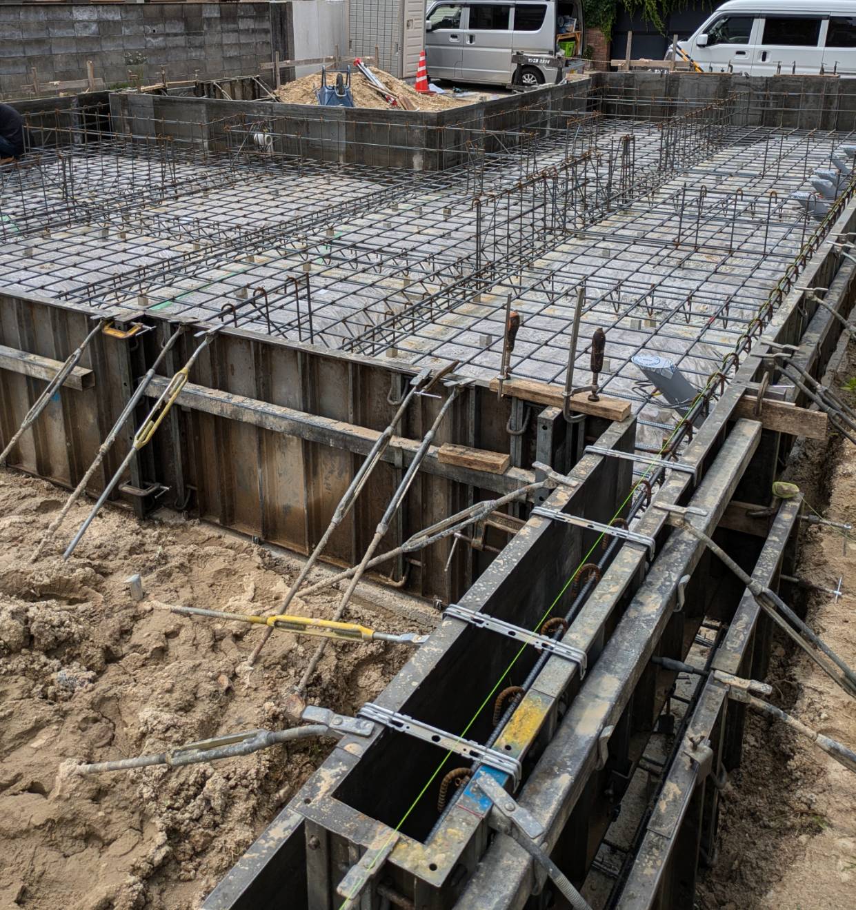 岡崎市の木の家工務店/サン工房・スタジオ/スタッフブログ/【名古屋市/翠雲の家/配筋検査行いました 】