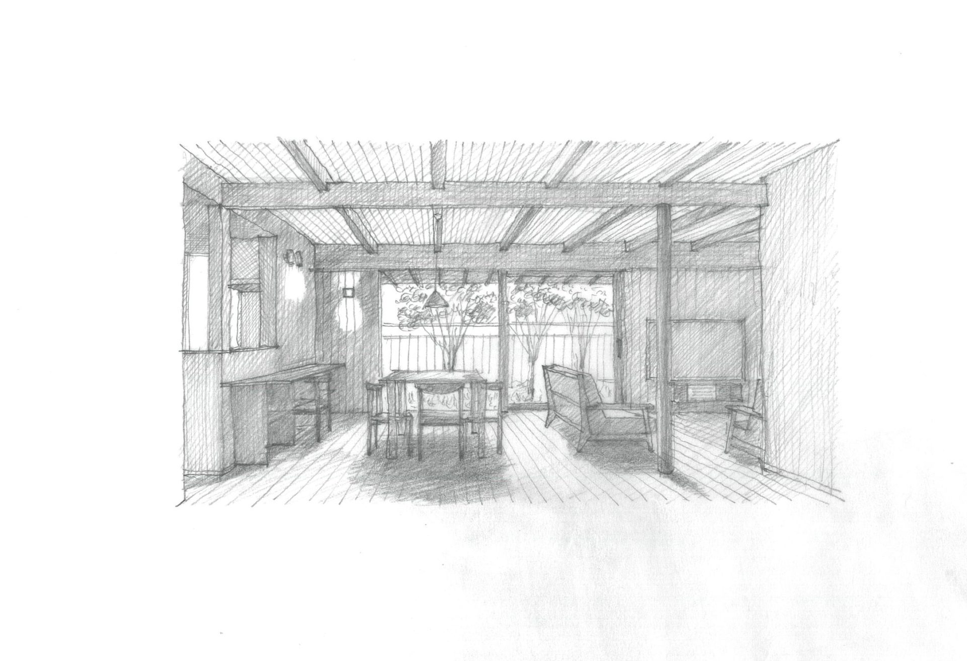 岡崎市の木の家工務店サン工房・スタジオから　魅力的な家づくりで大事なこと【風景を取り込む】～木の家設計作法‐其の２８６～