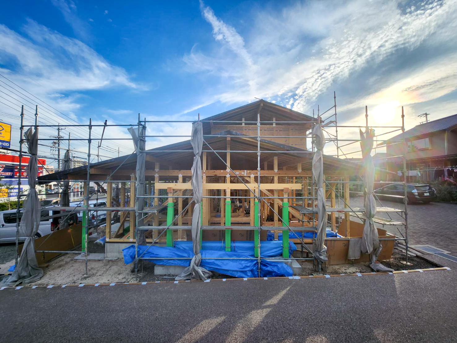 愛知県名古屋市で木の家をご検討中の方へ【7月23日（日）高性能で和モダンな木の家の施工中現場見学会】のご案内