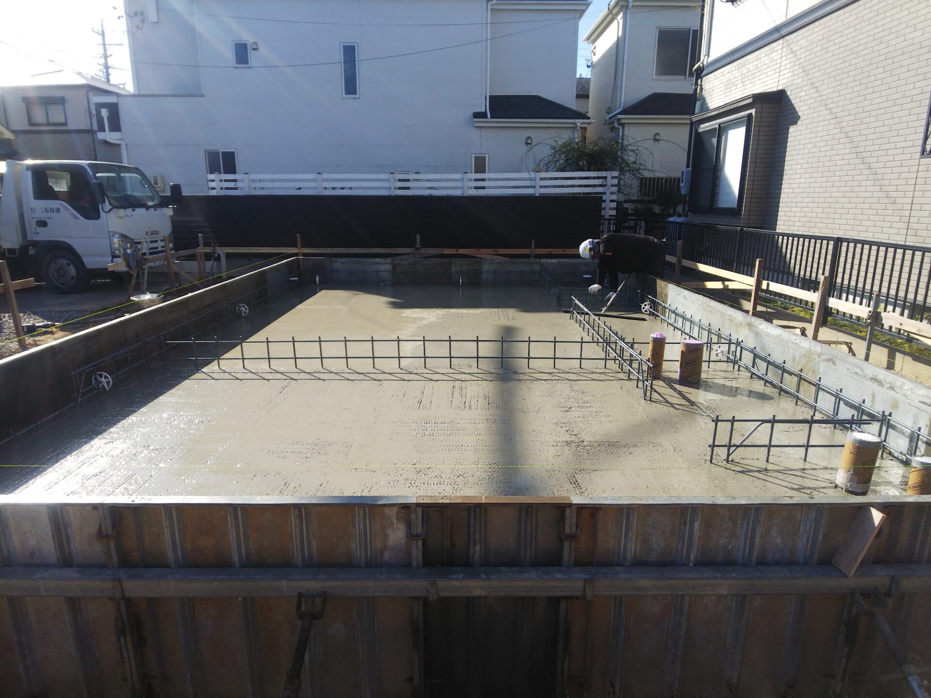 【耐圧(ベース)コンクリート打設】～新米設計士のひとりごと-其の３３～