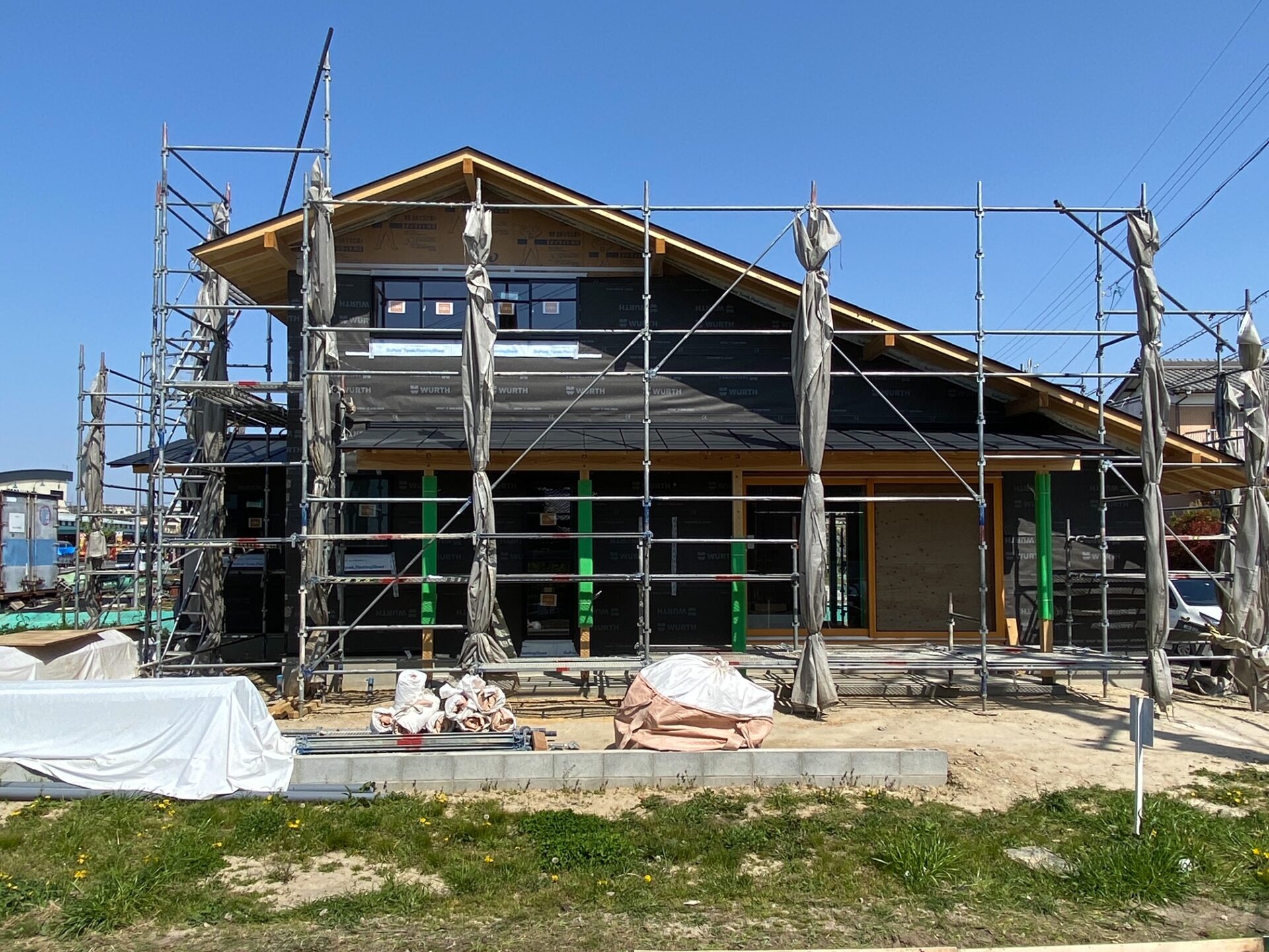 愛知県豊明市にて【高性能で和モダンな木の家の施工中見学会】開催中です！！