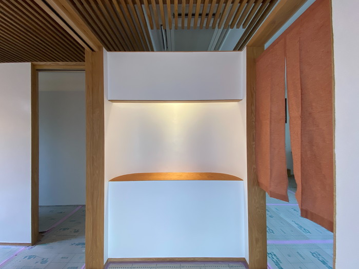 岡崎で素敵な和風リノベーションをする会社をつくっています。【暖簾】～スタジオ改修工事-其の２４～