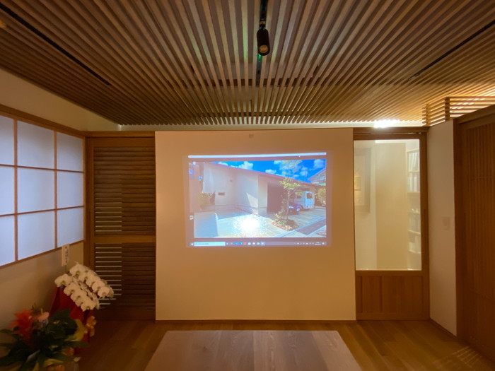 岡崎市、豊田市、安城市で平屋を新築する方へ　【現代数寄屋空間で動画を見ませんか】～ひとりごと-其の５～