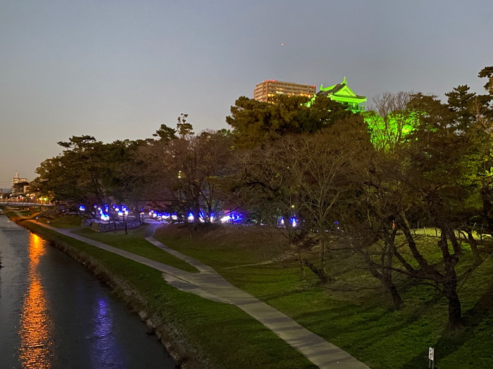 岡崎市の木の家工務店が岡崎市を紹介します。【岡崎城公園イルミネーション】～岡崎の風景-其の６～