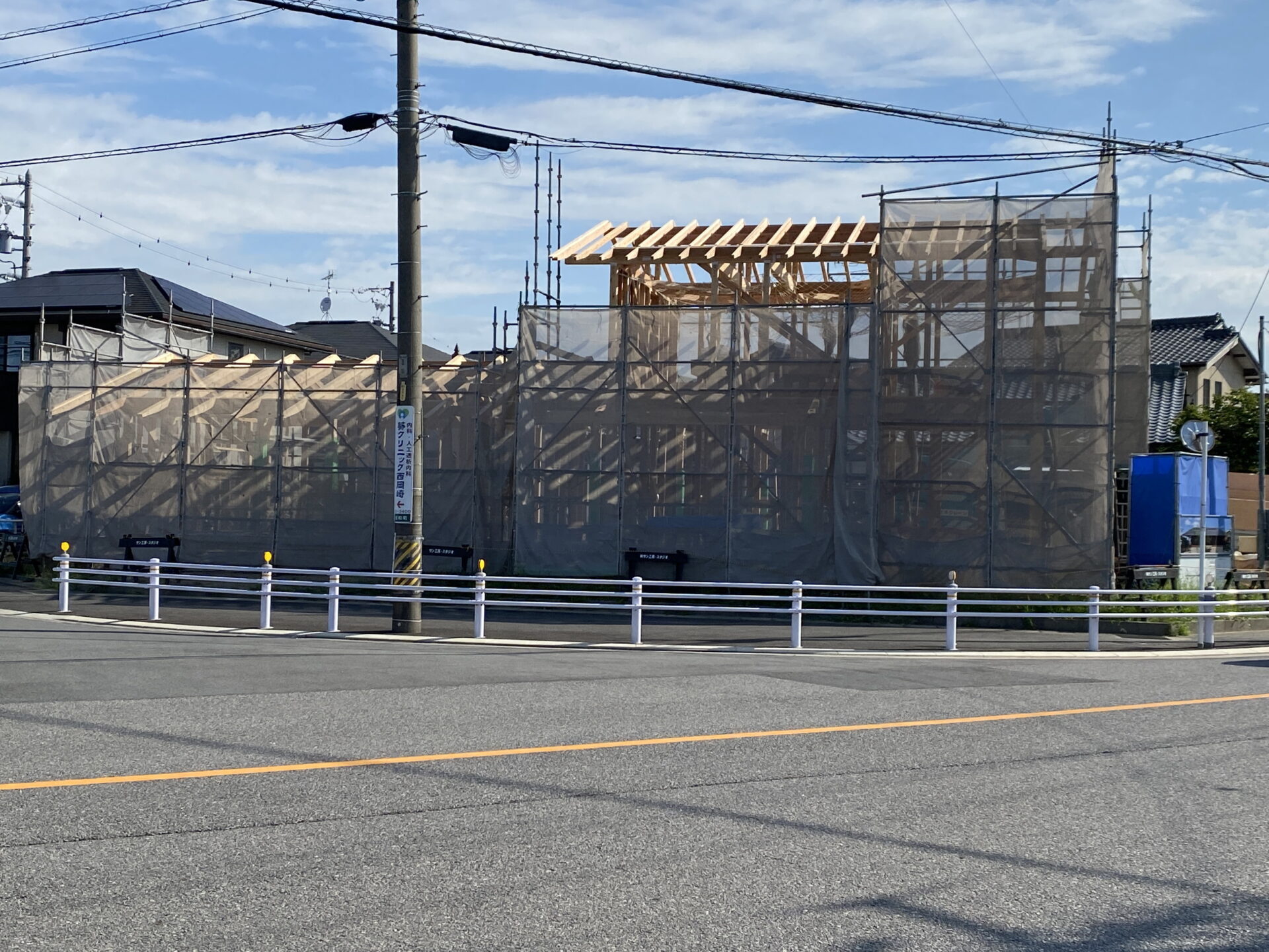 愛知県岡崎市で木の家をつくる【「昇華の家」上棟しました】～現場の風景-其の５9～