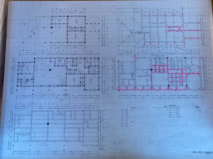 岐阜県可児市で和風の木造住宅建設中【板図】～現場の風景-其の１２～