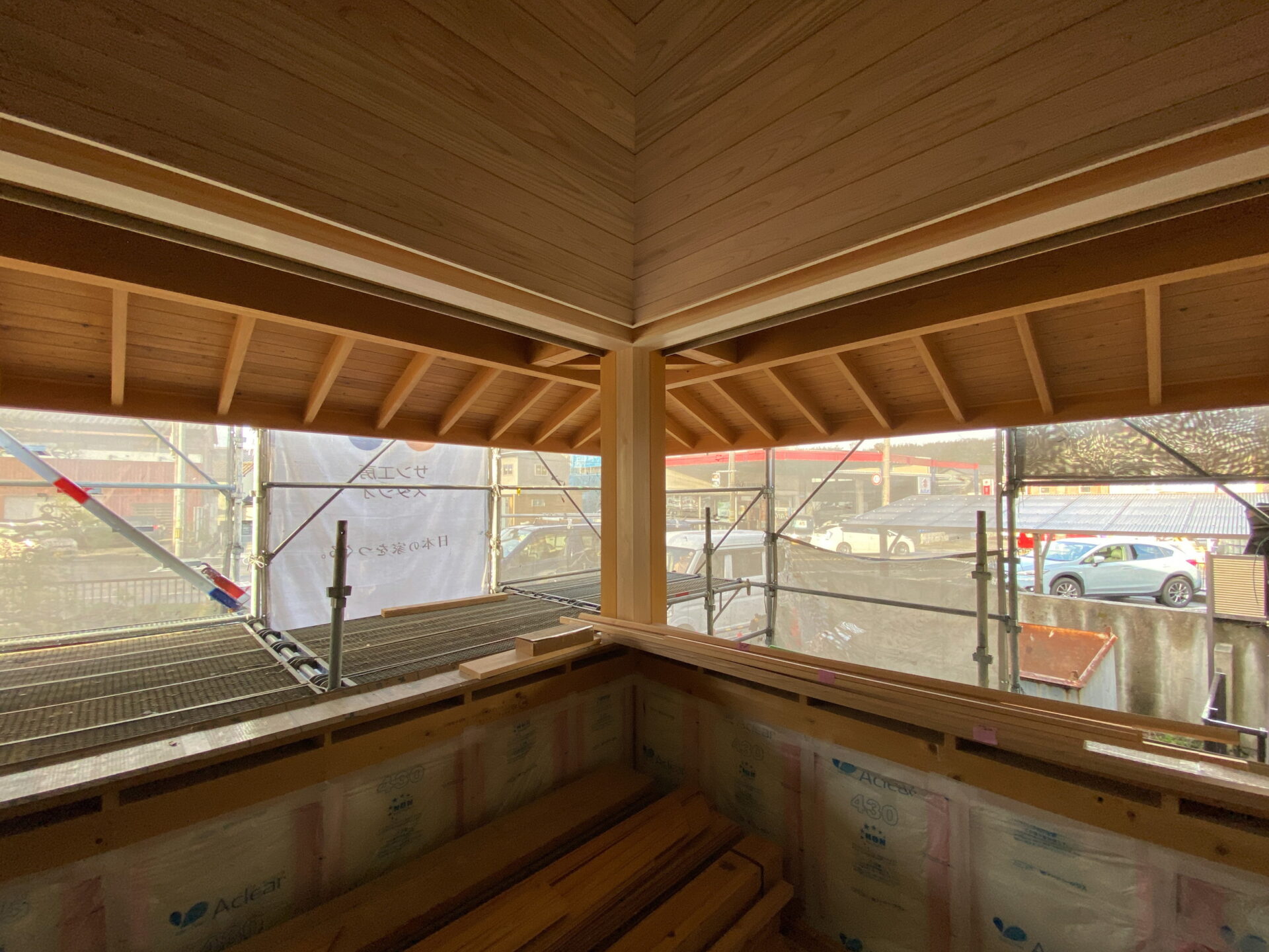 【木の香りがするこどもクリニック建築中】～現場の風景-其の５５～