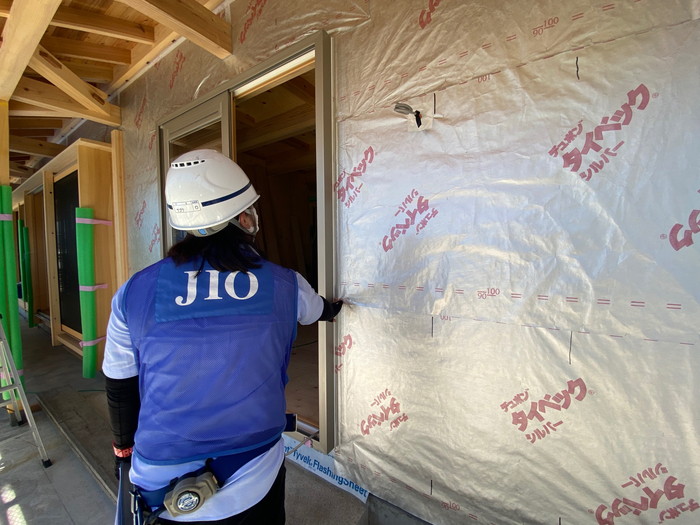岐阜県可児市で木の家をつくる【「行雲流水の家」外部下地検査】～現場の風景-其の２７～