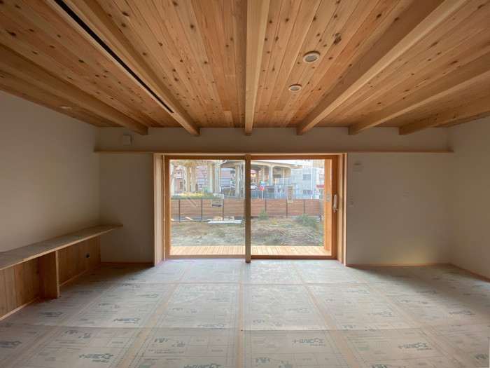 愛知県刈谷市で木の家をつくる【「燕居の家」左官工事完了】～現場の風景-其の３８～