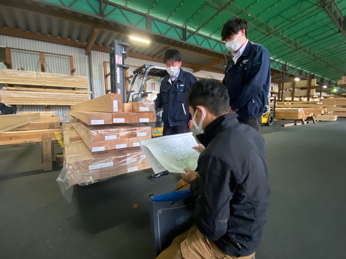 岡崎市で木の家を建てる/サン工房・スタジオ【自らの目で確認する】～現場の風景-其の４１～