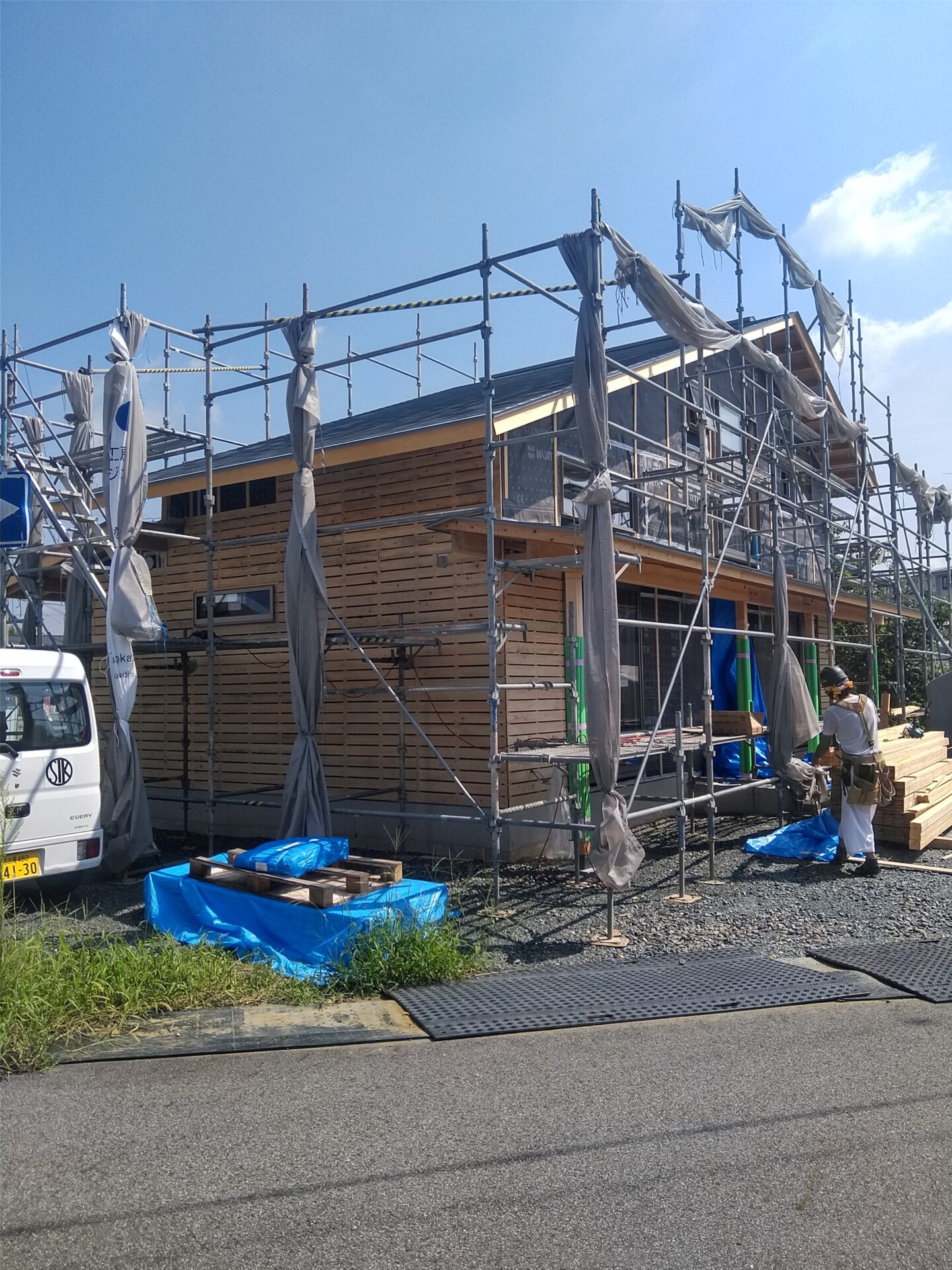 【現場から】セルロースファイバー施工