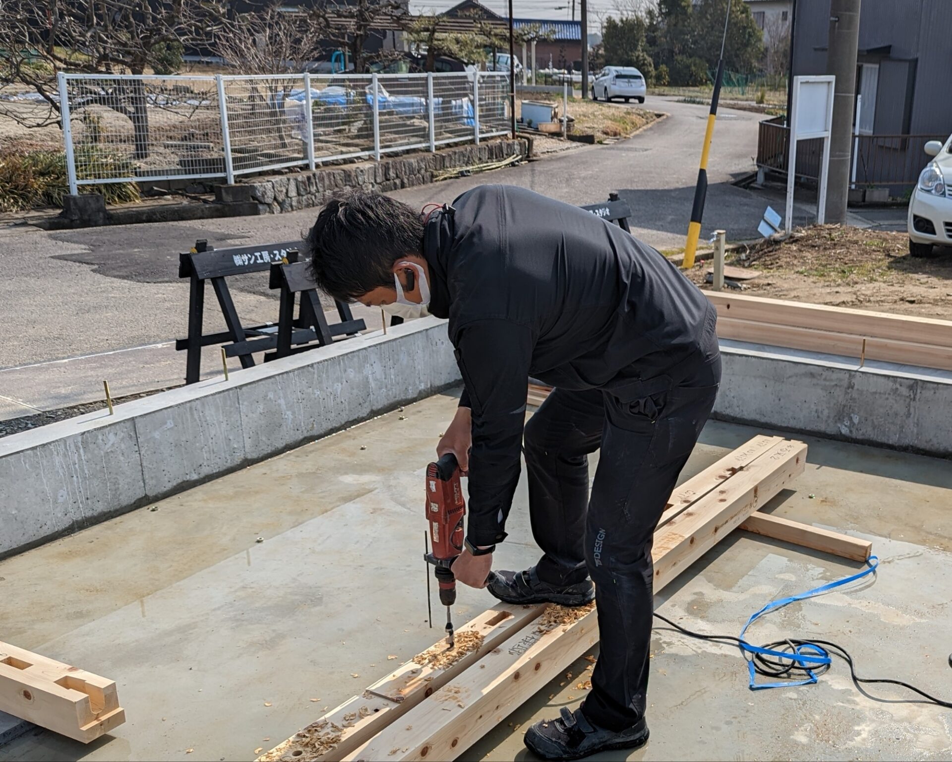 【土台据え】～スタッフのひとりごと-其の49～