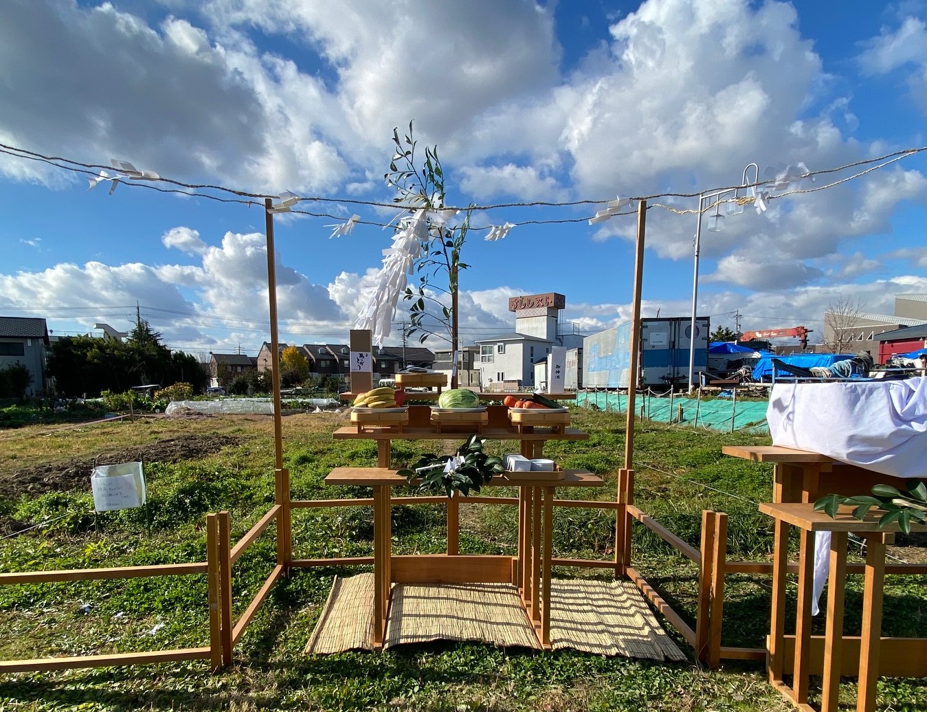 岡崎市の木の家工務店から　愛知県豊明市で木の家の地鎮祭を行いました！～スタッフのひとりごと-其の２7～