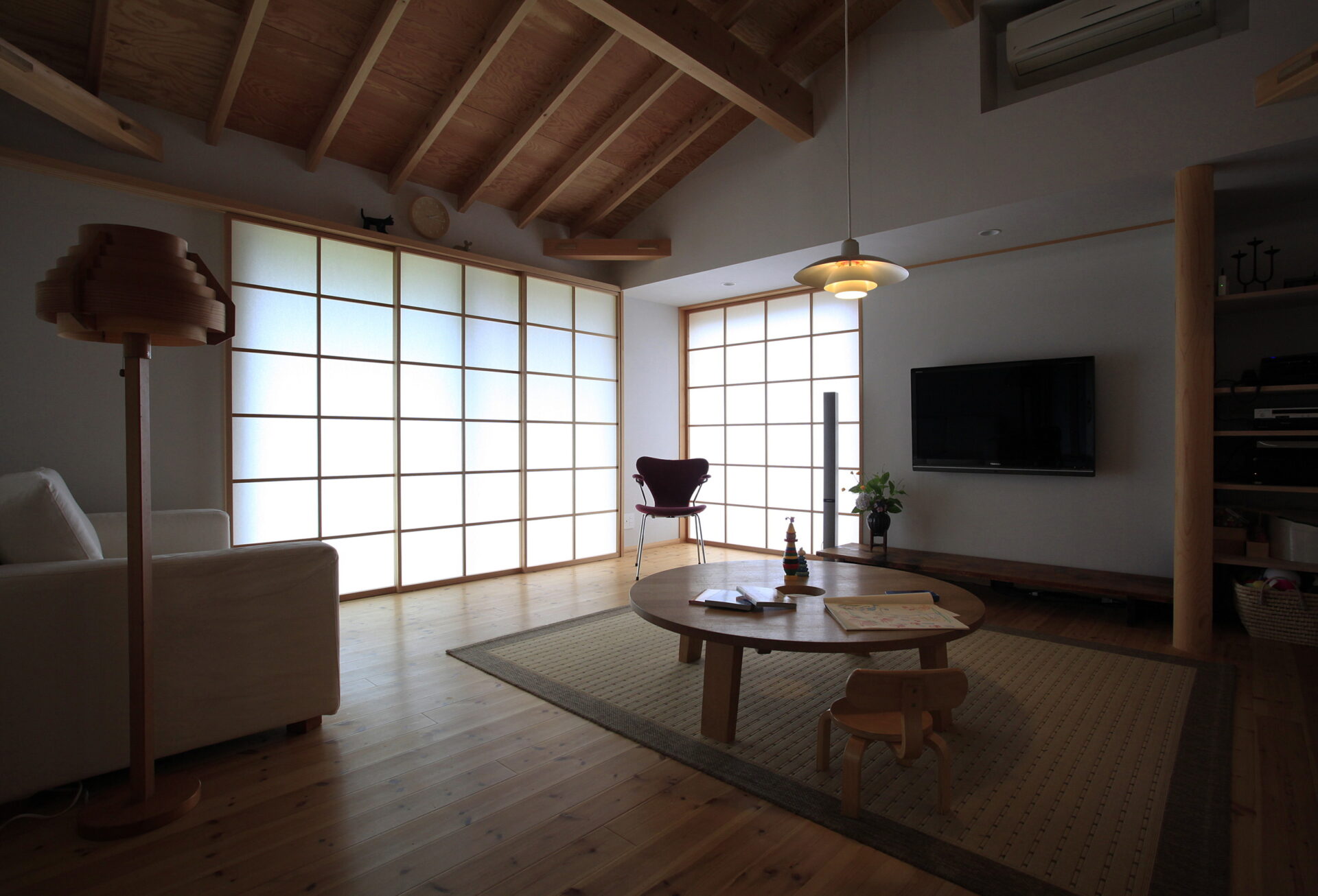 愛知県で快適で心地良い木の家/サン工房岡崎スタジオ