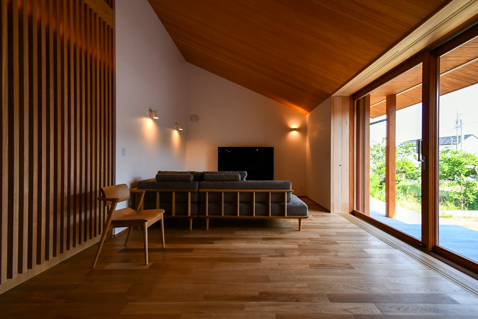 愛知県で和モダンな木の家/サン工房岡崎スタジオ